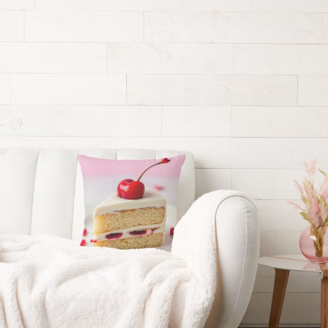 Coussin L'Oreiller À Jets De Cerise Sur Le Bord (Canapé)