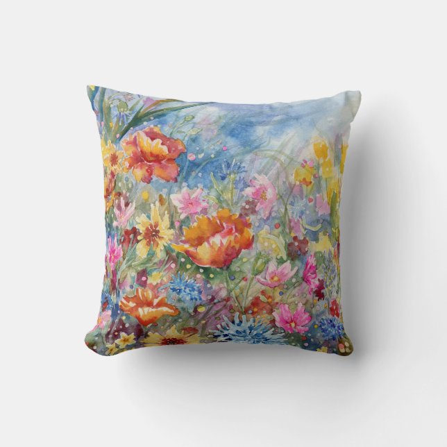 Coussin L'oreiller à lancer de prairie de Kim (Recto)