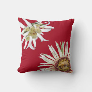 Coussin L'Oreiller à lancer des Fleurs sauvages "alpins"