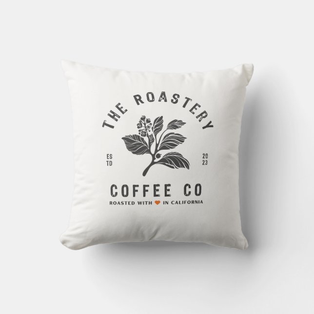 Coussin L'Oreiller de la Coffee Coffee Co. (Recto)