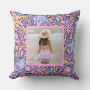 Coussin L'oreiller de la maison de plage des Johnson, moti