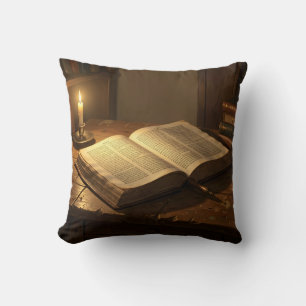 Coussin L'oreiller jeté Art de l'Écriture Sainte – Le Mot