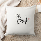 Coussin L'oreiller jeté blanc de la mariée (Couverture)