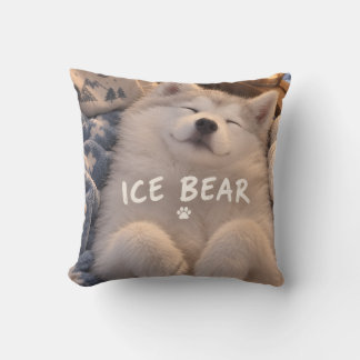 Coussin L'oreiller jeté de l'ours polaire