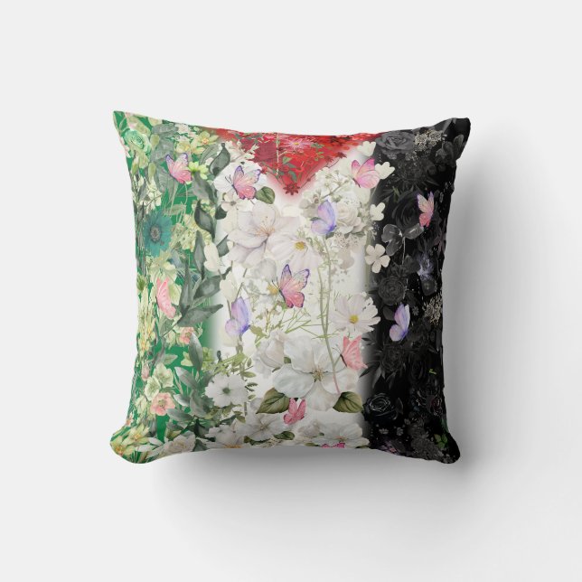 Coussin L'oreiller palestinien le plus mignon avec écharpe (Recto)