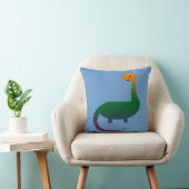 Coussin L'oreiller pour enfants du dinosaure heureux (Chaise)
