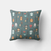 Coussin L'oreiller présente une illustration mignonne. (Verso)