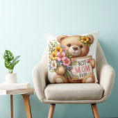 Coussin L'Oreiller Teddy Theddy "Meilleure Maman Jamais" (Chaise)