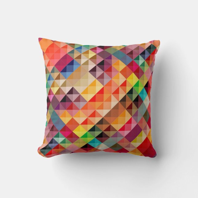 Coussin Losanges de couleurs (Recto)