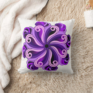 Coussin Lotus Mandala Design