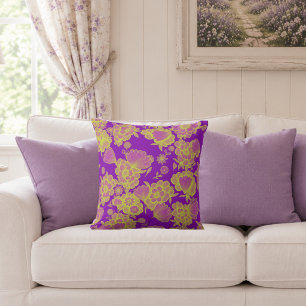 Coussin Lou Violet 💜 Floral Baroque