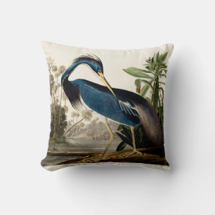 Coussin Louisiana Heron, 1834, From the Birds of America