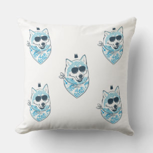 Coussin loup