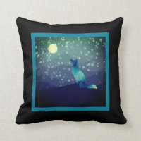 Loup bleu Admirer la Pleine lune dans les montagne