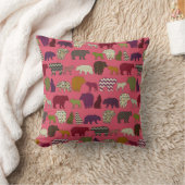 Coussin loup d'ours geo (Couverture)