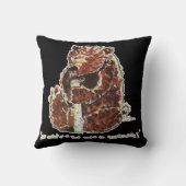 Coussin L'ours envisage l'hibernation (Verso)