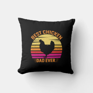 Coussin Louvain de poulet   Meilleur papa de poulet jamais