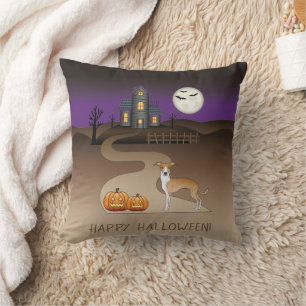 Coussin Louveteau Fauve Et Blanc Iggy Et Maison Hantée Hal