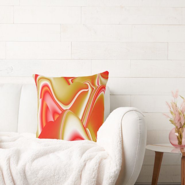 Coussin Love and Gold Abstrait 3D Rainbowart (Canapé)