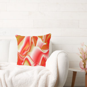 Coussin Love and Gold Abstrait 3D Rainbowart