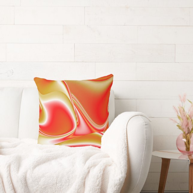 Coussin Love and Gold Abstrait 3D Rainbowart (Canapé)