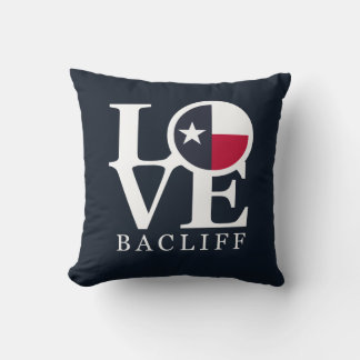 Coussin LOVE Bacliff Texas