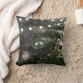 Coussin Love Birds + Pine Tree Rustic Night Lights sur mes (Couverture)