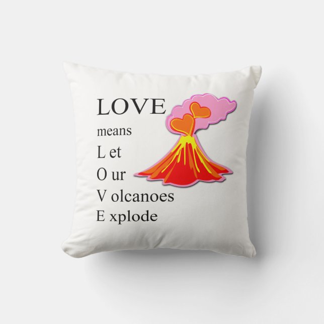 Coussin Love, boîtes de correspondance (Recto)