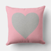 Coussin Love Bride & Co Décoration de Maison Mariage Rose (Verso)