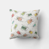 Coussin Love Bug Beetles mignonne (Verso)
