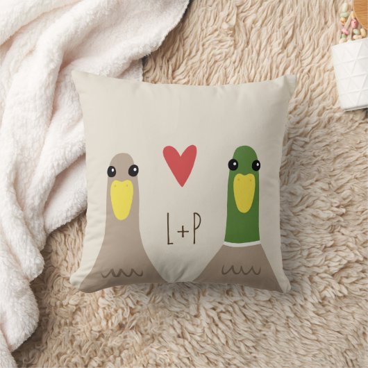 Coussin Love Ducks (Couverture)