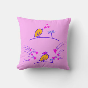 Coussin LOVE ECHO - Comic Birds Tweetlercools 3