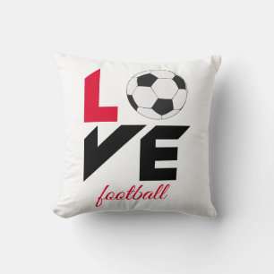 Coussin Love football
