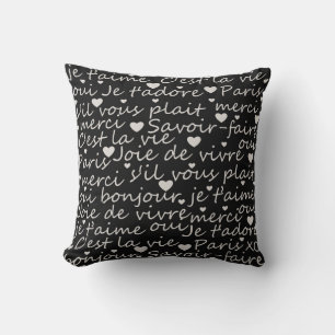 Coussin Love French Je t’aime