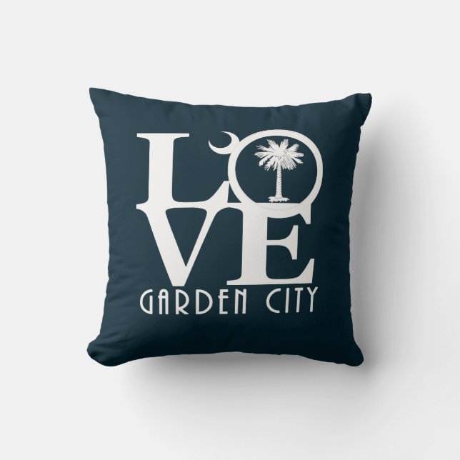 Coussin LOVE Garden City SC (Recto)