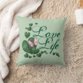 Coussin Love life throw pillow (Couverture)