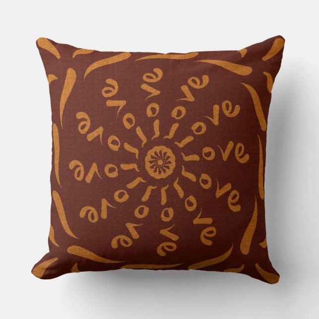 Coussin Love Mandala (Recto)