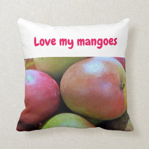Coussin Love mangos Throw Pillow