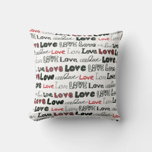 Coussin Love Marker Texture Arrière - plan sans couture