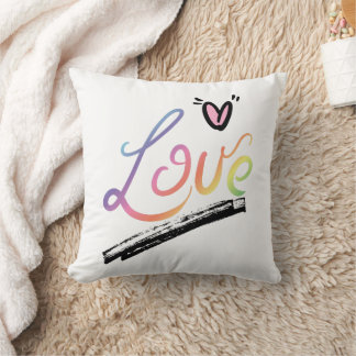 Coussin Love Multi-Couleurs