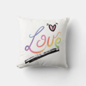 Coussin Love Multi-Couleurs (Recto)