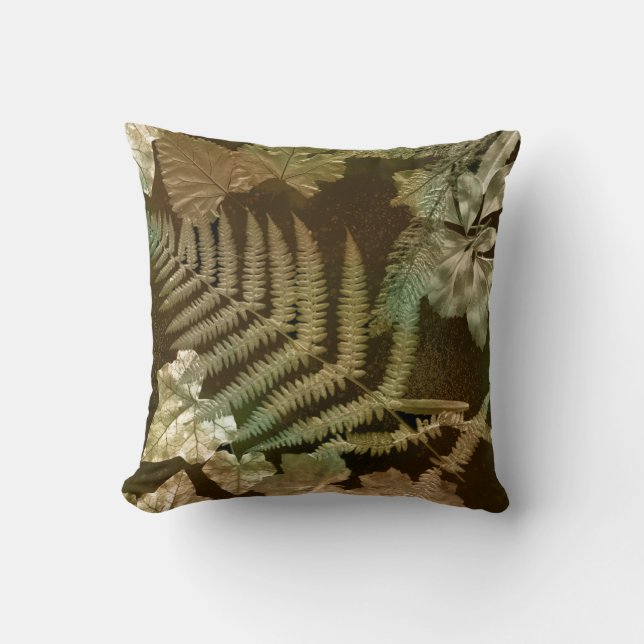 Coussin Love Nature Ferny Leaf Imprimer (Recto)