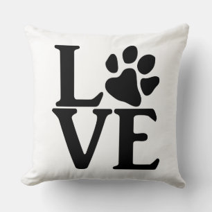 Coussin Love Paw Classic
