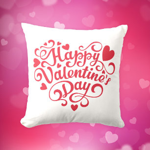 Coussin Love Valentine's Day Red