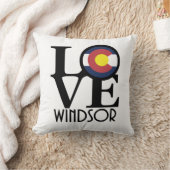 Coussin LOVE Windsor Colorado (Couverture)