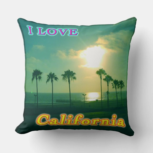 coussin "Lovely California 1" (Recto)