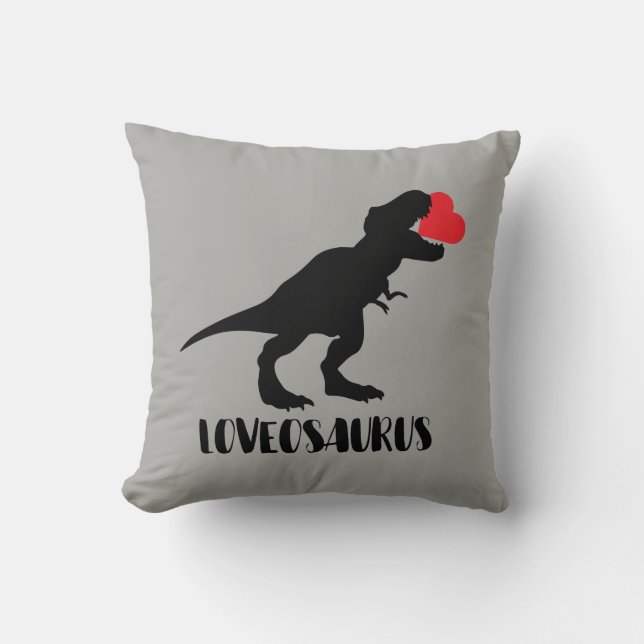 Coussin Loveosaurus amusant (Recto)