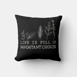 Coussin Lover La Vie Est Pleine De Choix Importants