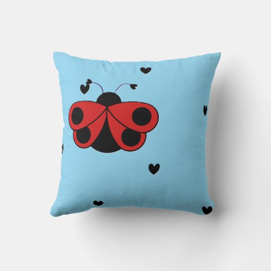 Coussin lovlee bug bicolore (Verso)