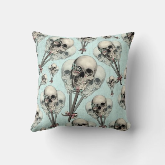 Coussin Lucettes éternellement douces de crâne (Verso)